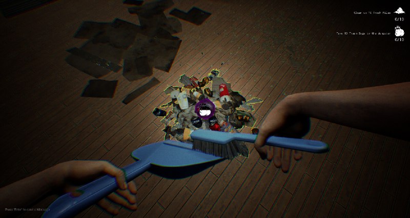 超自然清理/Paranormal Cleanup打卡迎接你人生中最糟糕的清洁班次：在这个1-4人在线合作生存恐怖游戏中，疏通恶心的厕所，擦洗灵质