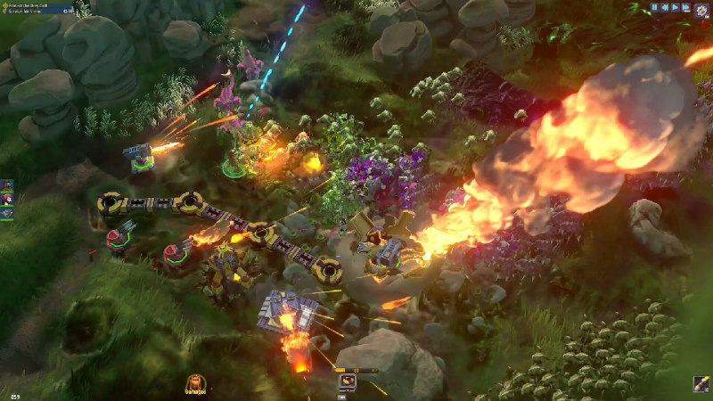 IDUN – 阵线推进官/IDUN – Frontline Survival可以随时移动炮塔的即时战略+塔防游戏，在外太空获取资源、升级科技，防御敌人，完成星际开拓战役剧情