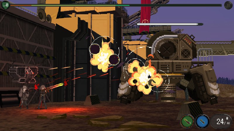 救国少女之斯娜静歌/Snezhinka: Sentinel Girls 2本作品是一款简单易上手的快节奏射击游戏