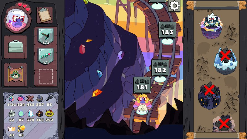 碎石/磨练石/Grindstone在这款来自 CAPY 的驰名解谜战斗游戏中，击倒杂鱼来取得巨大连击数，获取珍贵的磨练石（Grindstone）吧