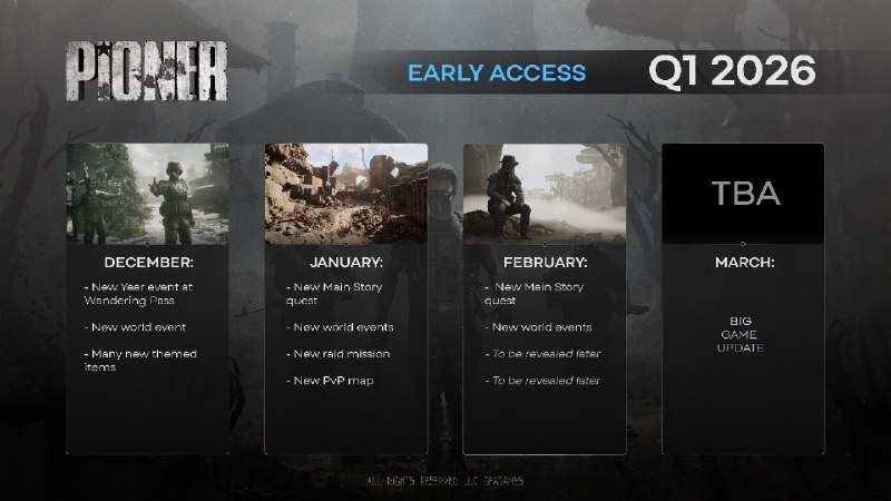 荒原先驱/PIONER《荒原先驱》将玩家带入一个广袤幽暗的世界