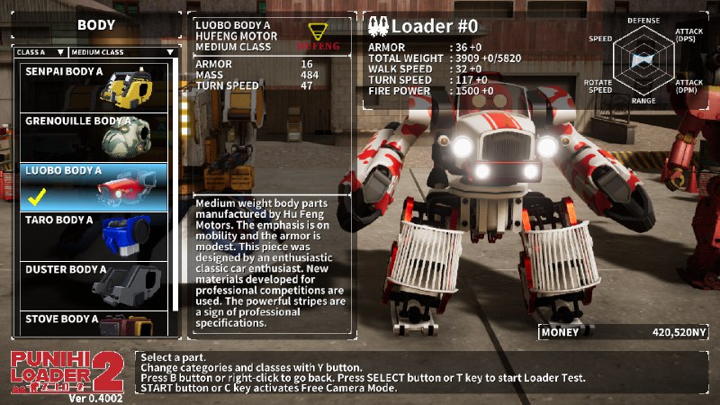 普尼西机人2/PUNIHI LOADER 2神秘的一头身生物“普尼西(Punihi)”，搭乘机甲进行战斗的第三人称射击游戏