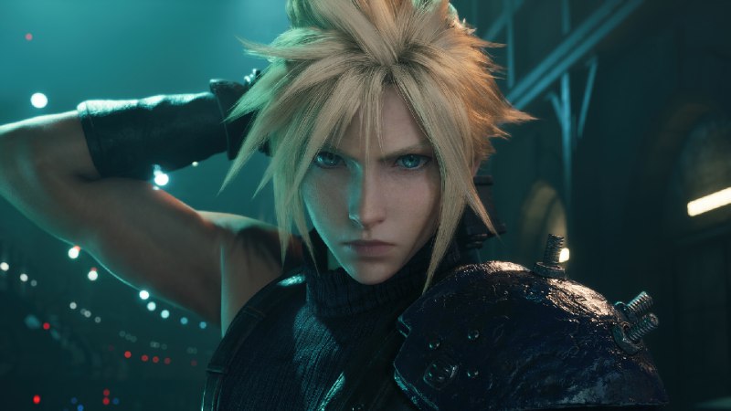 最终幻想7：重制版/Final Fantasy VII Remake Intergrade身背毁灭剑的前神罗战士克劳德踏入魔晄都市米德加