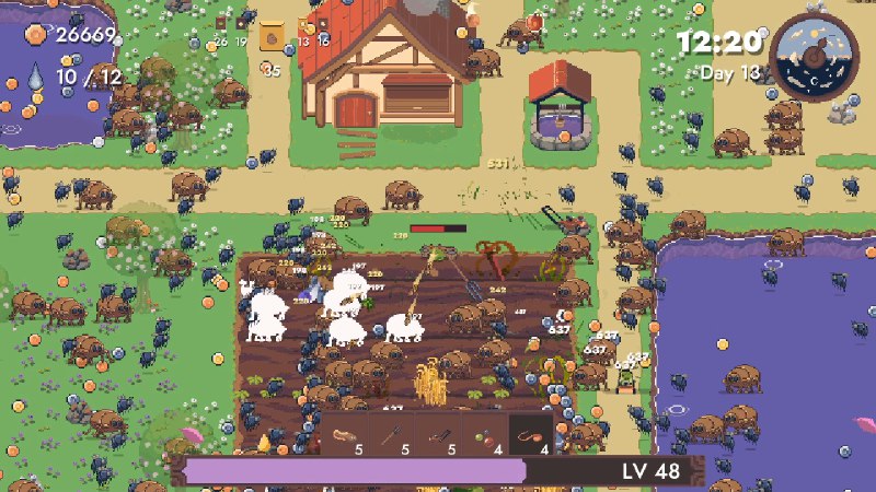 青蛙农场：幸存者/Pesticide Not Required强盗们正在洗劫你的农场，作为农场守卫者你必须挺身而出