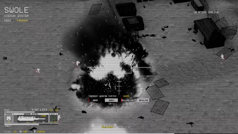 钢铁雷霆/Metal Thunder在紧张刺激的动作游戏中指挥传奇炮艇！在千变万化的任务中，以毁灭性的火力与叛乱分子交战