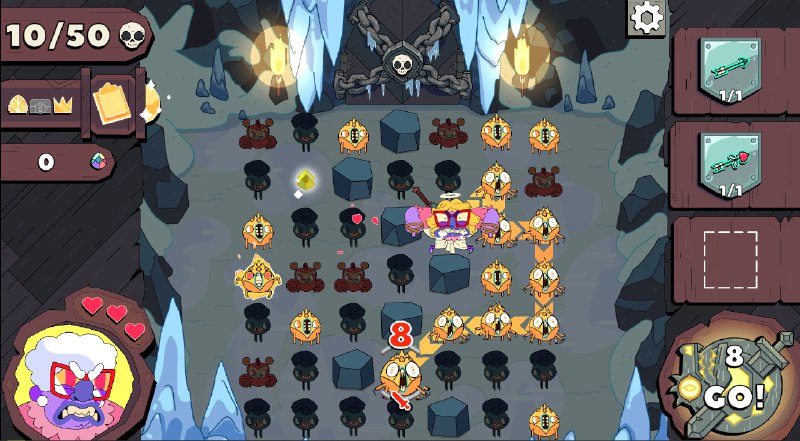 碎石/磨练石/Grindstone在这款来自 CAPY 的驰名解谜战斗游戏中，击倒杂鱼来取得巨大连击数，获取珍贵的磨练石（Grindstone）吧